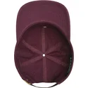 kangol-cordovan-tvattad-justerbar-baseballkeps-med-bojd-skarm-i-vinrott