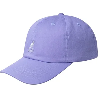 Gorra curva violeta ajustable Washed Baseball Iced Lilac de Kangol