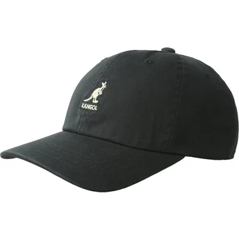 Czarna regulowana czapka z daszkiem Washed Baseball Black od Kangol