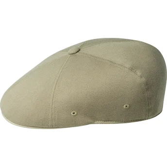 Kangol Wool Flexfit 504 Taupe Beige Flat Cap