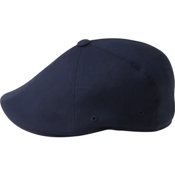 Berretto blu marino Wool Flexfit 504 Dk Blue di Kangol