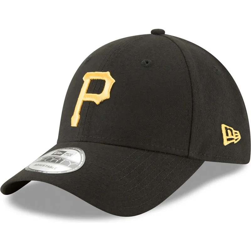 svart-justerbar-kurvad-keps-9forty-the-league-fran-pittsburgh-pirates-mlb-av-new-era