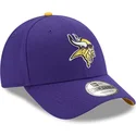 violette-verstellbare-curved-cap-9forty-the-league-der-minnesota-vikings-nfl-von-new-era