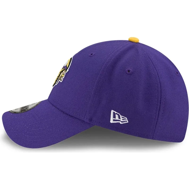 violette-verstellbare-curved-cap-9forty-the-league-der-minnesota-vikings-nfl-von-new-era