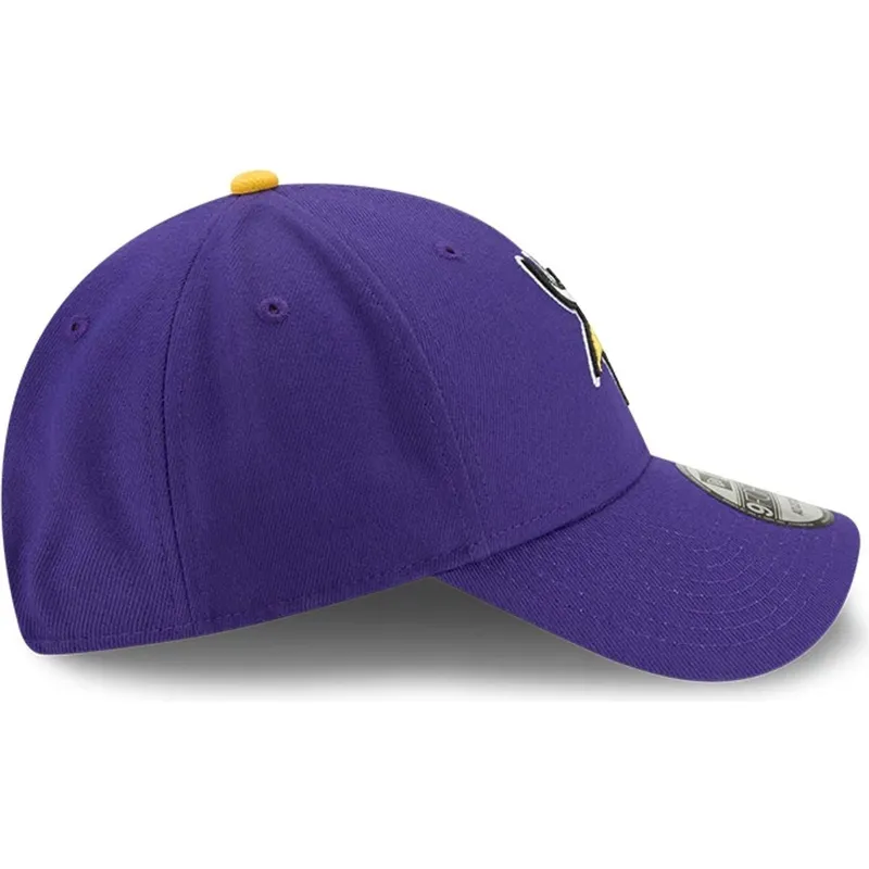 violette-verstellbare-curved-cap-9forty-the-league-der-minnesota-vikings-nfl-von-new-era