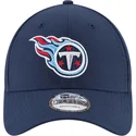 casquette-courbee-bleue-marine-ajustable-9forty-the-league-tennessee-titans-nfl-new-era