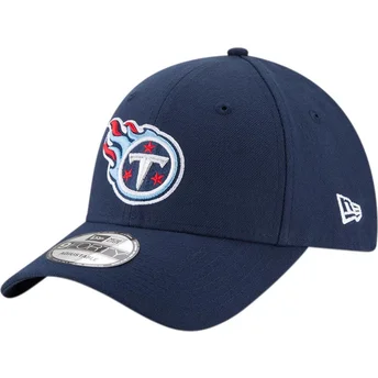 Casquette courbée bleue marine ajustable 9FORTY The League Tennessee Titans NFL New Era