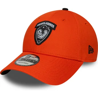 Casquette courbée orange ajustable 9FORTY Core Aniquiladores FC Kings League New Era