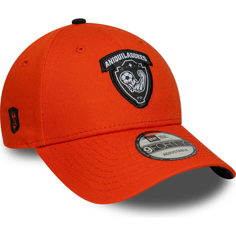 czapka-z-daszkiem-pomaranczowa-regulowana-9forty-core-aniquiladores-fc-kings-league-new-era
