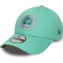 gorra-curva-verde-ajustable-9forty-core-de-los-troncos-fc-kings-league-de-new-era