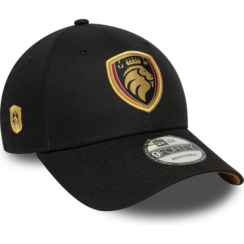 schwarze-verstellbare-curved-cap-9forty-core-ultimate-mostoles-kings-league-von-new-era