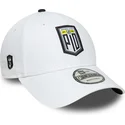 casquette-courbee-blanche-ajustable-9forty-core-pio-fc-kings-league-new-era