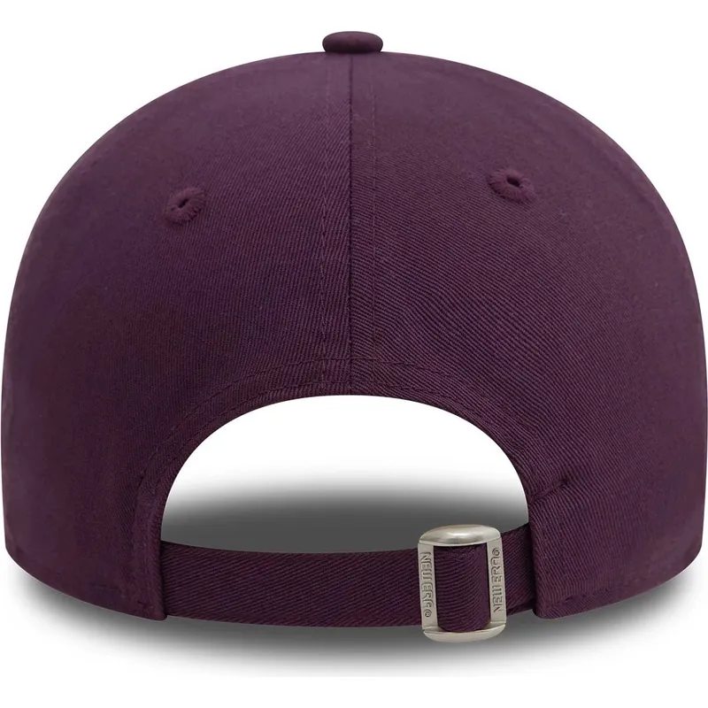 new-era-mlb-new-york-yankees-9twenty-league-essential-violette-verstellbare-kappe-mit-marineblauem-logo