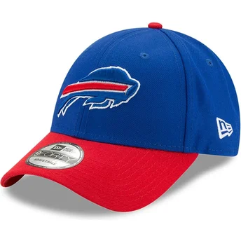 Gorra curva azul y roja ajustable 9FORTY The League de Buffalo Bills NFL de New Era