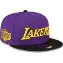 fioletowo-czarna-czapka-z-daszkiem-typu-snapback-9fifty-statement-los-angeles-lakers-nba-marki-new-era