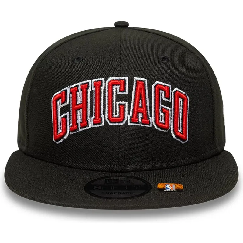 cappello-piatto-nero-snapback-9fifty-statement-dei-chicago-bulls-nba-di-new-era