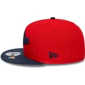 gorra-plana-roja-y-azul-marino-snapback-9fifty-statement-de-los-angeles-clippers-nba-de-new-era