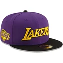 gorra-plana-violeta-y-negra-ajustada-59fifty-statement-de-los-angeles-lakers-nba-de-new-era