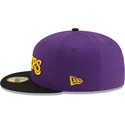 los-angeles-lakers-nba-59fifty-statement-lila-und-schwarze-fitted-cap-von-new-era