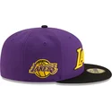 los-angeles-lakers-nba-59fifty-statement-lila-und-schwarze-fitted-cap-von-new-era