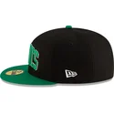 gorra-plana-negra-y-verde-ajustada-59fifty-statement-de-boston-celtics-nba-de-new-era