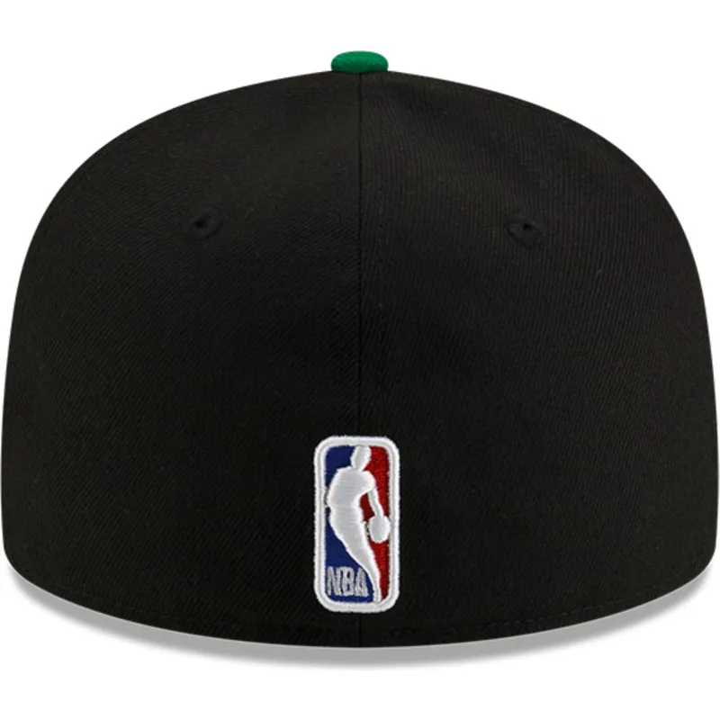 schwarze-und-grune-anliegende-flat-cap-59fifty-statement-der-boston-celtics-nba-von-new-era