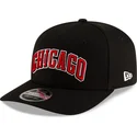 casquette-courbee-noire-snapback-9seventy-statement-stretch-snap-chicago-bulls-nba-new-era