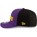 new-era-curved-brim-9seventy-statement-stretch-snap-los-angeles-lakers-nba-purple-and-black-snapback-cap