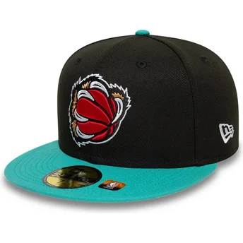 New Era 59FIFTY Classic Memphis Grizzlies svart och grön justerbar platt keps NBA