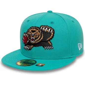 Casquette plate verte ajustée 59FIFTY Classic Memphis Grizzlies NBA New Era