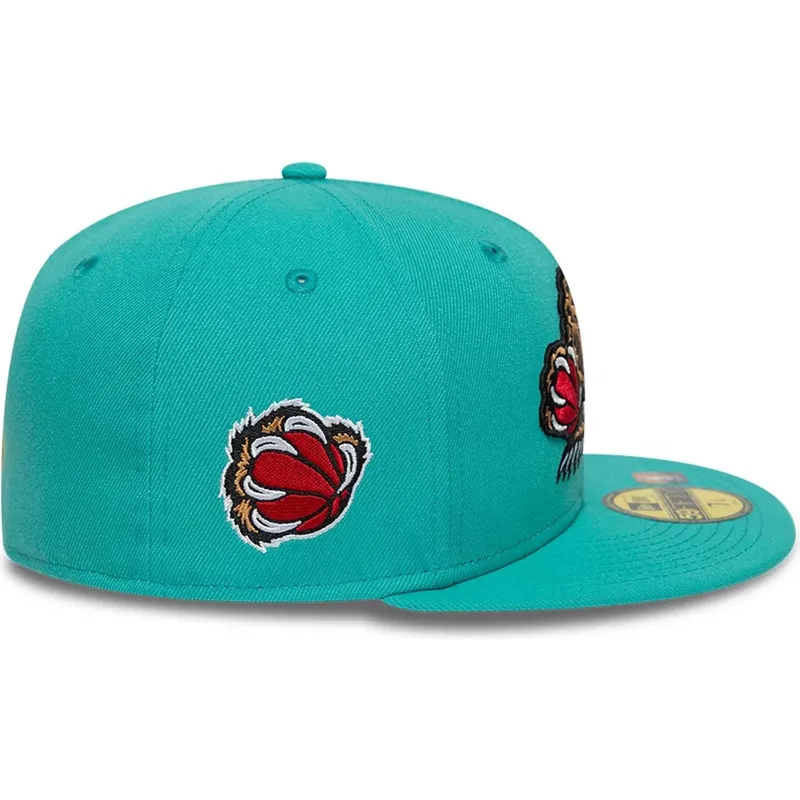 grune-flache-angepasste-59fifty-classic-kappe-der-memphis-grizzlies-nba-von-new-era
