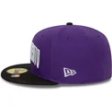 cappello-piatto-viola-e-nero-aderente-59fifty-classic-di-sacramento-kings-nba-di-new-era