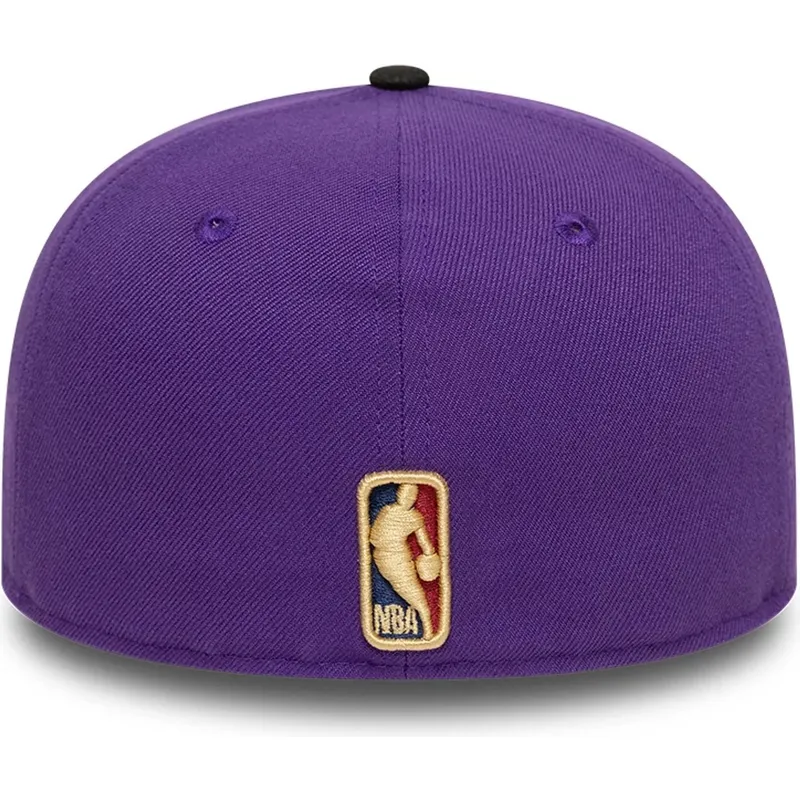 plaska-czapka-fioletowo-czarna-dopasowana-59fifty-classic-toronto-raptors-nba-new-era