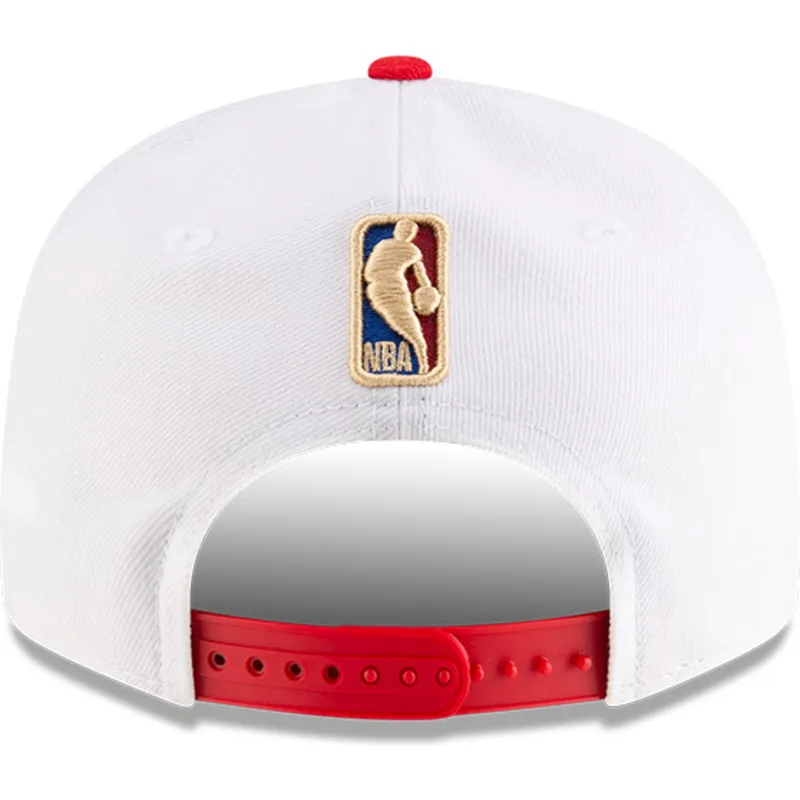 weisse-und-rote-flache-snapback-kappe-9fifty-classic-von-golden-state-warriors-nba-von-new-era