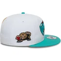 casquette-plate-blanche-et-verte-snapback-9fifty-classic-memphis-grizzlies-nba-new-era