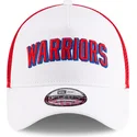 gorra-trucker-blanca-y-roja-a-frame-classic-de-golden-state-warriors-nba-de-new-era