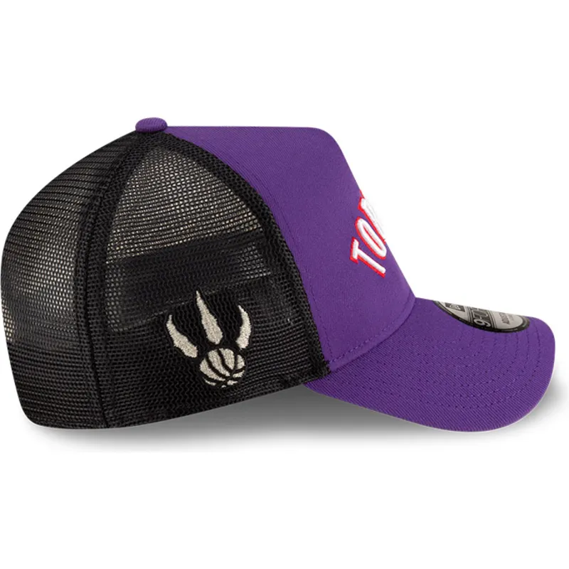 violett-och-svart-trucker-keps-a-frame-classic-fran-toronto-raptors-nba-av-new-era
