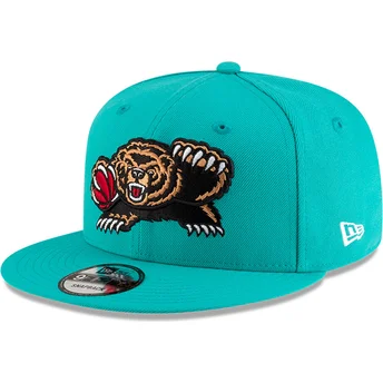 New Era Flat Brim 9FIFTY Classic Memphis Grizzlies NBA Green Snapback Cap