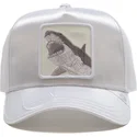 casquette-trucker-blanche-requin-great-a-bigger-boat-the-farm-total-whiteout-goorin-bros