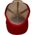 gorra-trucker-roja-y-blanca-perro-rottweiler-bad-shleather-boy-the-farm-de-goorin-bros