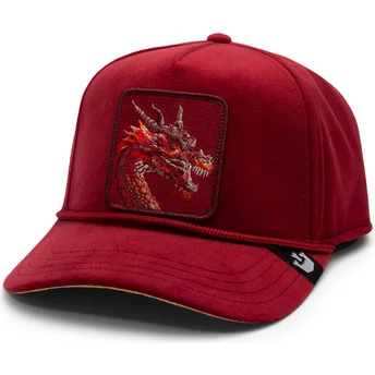 Casquette courbée rouge snapback dragon Dragon Royalty...