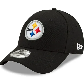 Casquette courbée noire ajustable 9FORTY The League Pittsburgh Steelers NFL New Era