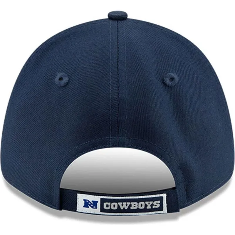 vit-och-marinbla-bojd-justerbar-keps-9forty-the-league-fran-dallas-cowboys-nfl-av-new-era