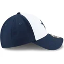 cappellino-curvo-bianco-e-blu-navy-regolabile-9forty-the-league-dei-dallas-cowboys-nfl-di-new-era