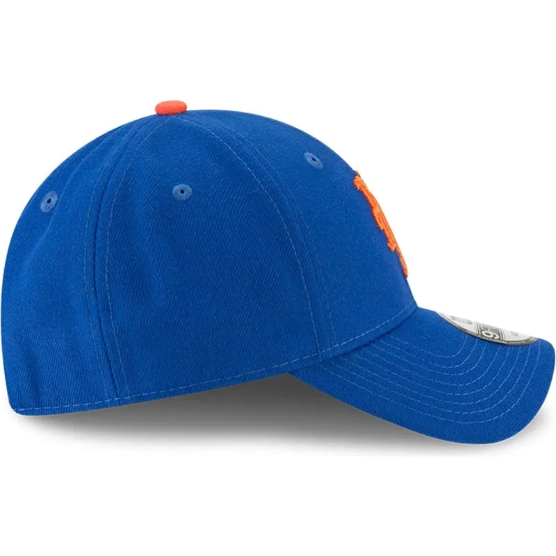 blaue-verstellbare-gebogene-kappe-9forty-the-league-der-new-york-mets-mlb-von-new-era