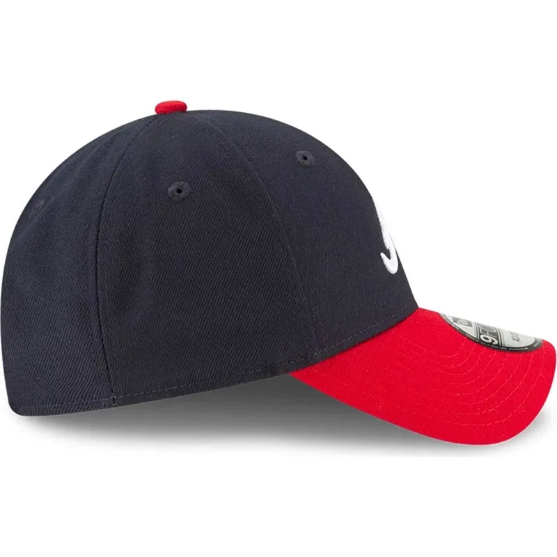 cappellino-visiera-curva-blu-marino-e-rosso-regolabile-9forty-the-league-di-atlanta-braves-mlb-di-new-era