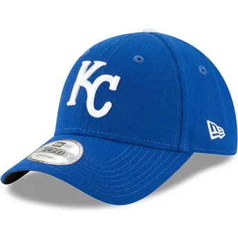 Justerbar blå kurvad keps 9FORTY The League från Kansas City Royals MLB av New Era