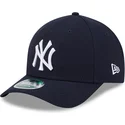 berretto-curva-blu-navy-snapback-9forty-m-crown-player-replica-dei-new-york-yankees-mlb-di-new-era