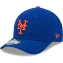 new-era-new-york-mets-mlb-9forty-m-crown-player-replica-snapback-kappe-mit-gebogenem-schirm-in-blau