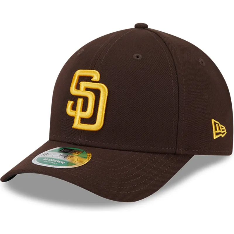 cappellino-curvo-marrone-snapback-9forty-m-crown-player-replica-di-san-diego-padres-mlb-di-new-era